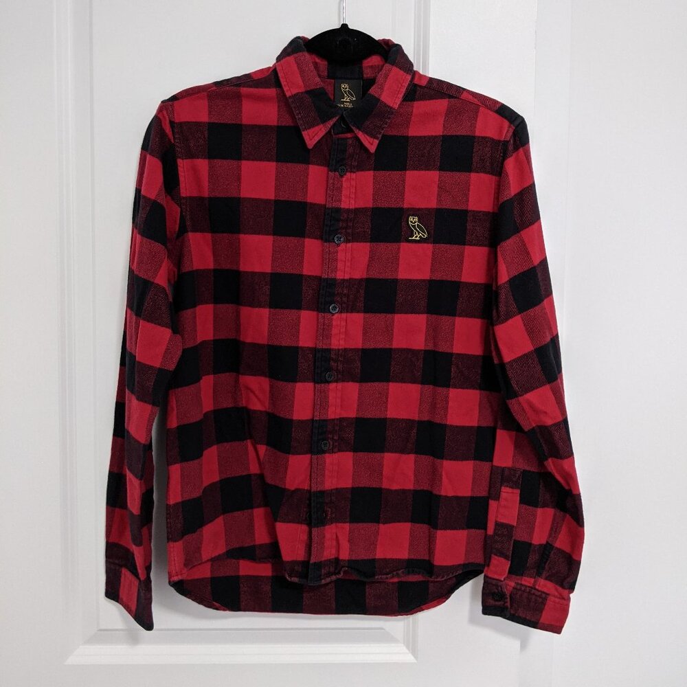 OVO Red/Black Plaid Shirt